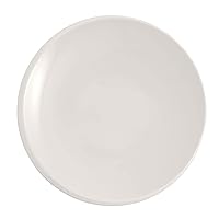 Villeroy & Boch - NewMoon breakfast plate, modern plate for breakfast, brunch, cakes or desserts, made from premium porcelain, dishwasher safe, white, 24X24X2CM