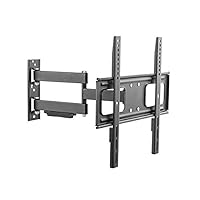 Mount Plus MP-LPA36-443W Outdoor Full Motion Swivel Weatherproof Tilt TV Wall Mount for Most 32”~70” TVs Perfect Solution for Outdoor TV (Max VESA 400x400)