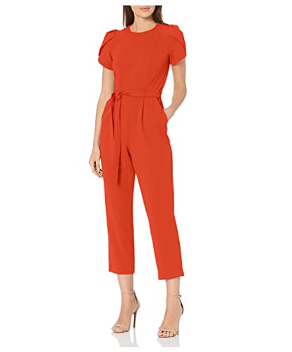 Mua Calvin Klein womens Cropped Jumpsuit With Tulip Sleeve trên Amazon Mỹ  chính hãng 2023 | Fado