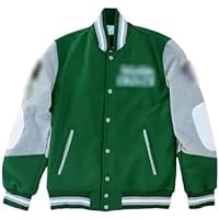Style Bomber Snap Button Closure Vintage Embroidered varsity letterman Jacket