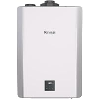Rinnai RXP199iN Condensing Smart Sense Natural Gas or Propane Tankless Water Heater, Indoor or Outdoor Water Heater, Up to 11.1 GPM, 199,000 BTU