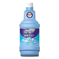 Swiffer WetJet Antibacterial Solution Refill for Floor Mopping and Cleaning, All Purpose Multi Surface Floor Cleaning Solution, Fresh Citrus Scent, 1.25 Liters