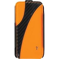 THE JOY FACTORY CAB112 Aspire 4.1 Case for iPhone 4/4S - 1 Pack - Retail Packaging - Orange and Black