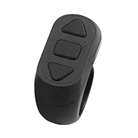 Rechargeable Phone Camera Shutter Remote Control Ring Music Photos Media Scroll Videos Page Turner for Most Smartphones - (Color: Black)