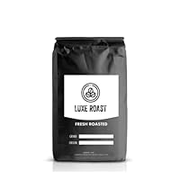 Luxe Roast 6 Bean Blend Coffee - Ground Coffee Fusion Dark Roast Beans for Rich and Balanced Brew, Great for Espresso meticulous Coffee Beans from around the world (12-LB, Whole Bean)
