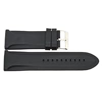 BLACK 26MM JELLY RUBBER SILICONE SPORT WATCH BAND FITS INVICTA