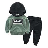 Baby Boys Hoodie Clothing Set Top and Pants for Kids Children