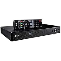 LG BP350 Blu-ray Disc & DVD Player Full HD 1080p Upscaling with Streaming Services, Built-in Wi-Fi, Smart HI-FI-Compatible, Bundle with Interconnect Products High Speed HDMI Cable Included