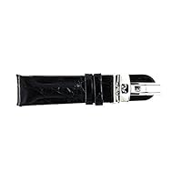 Genuine Leather 20mm Black Watch Band.
