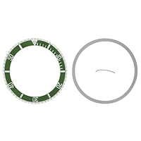 Ewatchparts WATCH BEZEL COMPLETE COMPATIBLE WITH ROLEX SUBMARINER 16800 16808 16610 16610LV 16618 GREEN