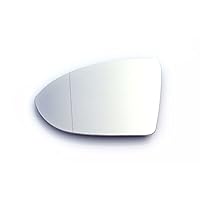 Mirror Glass, Left Driver's Side, Heated, Flat, Clear