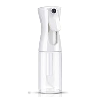 Hair Spray Bottle Continuous Water Mister Spray Bottle Empty Ultra Fine for Hair Styling, Pets, Plants, Cleaning, Misting & Skin Care, Salons, for Taming Hair in Morning, Curly Hair, Essential Oil Scents & More