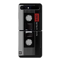 R3516 Vintage Cassette Tape Case Cover for Samsung Galaxy Z Flip 5G