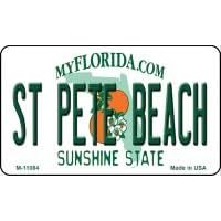 St Pete Beach Florida State License Plate Tag Magnet M-11084
