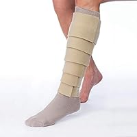 FarrowWrap Basic Legpiece, Tan with Compression Sock, BSN Jobst FarrowMed (Tall, Large)