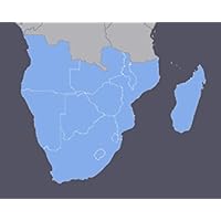 Southern Africa GPS map for Garmin Devices