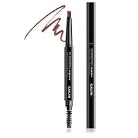 Cailyn Eye Brow Pencil Dual Ended Retractable Sharp Tip and Brush, 04- CAFE MOCHA