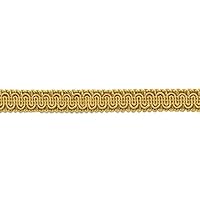 5/8 inch Decorative Gimp Braid/Basic Trim / # 0058SG Color: Antique Gold - C4, Sold by The Yard