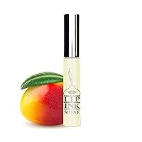 Lip Ink Vegan Flavored Lip Shine Moisturizer - Sweet Mango | 100% Natural, Organic, Vegan, & Kosher Makeup for Women International Handcrafted and Made in America