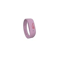 Too 2 Late Digital Unisex Adult Watch - Analogue Display - Silicone Digital Strap Pink and LCD Dial WTC LED Past Pink