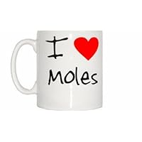 I Love Heart Moles Mug