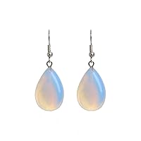 Dangle Earrings Women Blue Opal Stone Pendant Drop Earrings For Women Nice Design