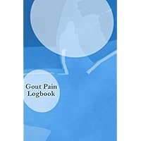 Gout Pain Logbook: Men's Arthritis Inflammation Pain Management Journal, Joint Pain Tracker, Gout Attack Log Book, Blue Abstract Cover