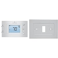 Emerson 1F83C-11NP Conventional (1H/1C) Non-Programmable Thermostat & Plate for Sensi Wi-Fi Programmable Thermostat, White