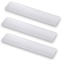 Selenite Crystal Rulers, 6-8 inches Selenite Crystal Sticks, Natural Cleansing, Alleviate Stress, Healing Crystals for Meditation & Home Décor, Pack of 3