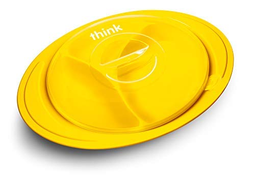 Thinkbaby ThinkSaucer Suction Plate, Yellow