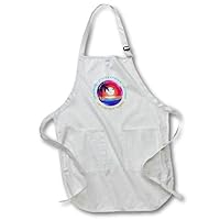 3dRose San Clemente, California. Life is better at the beach travel gift - Aprons (apr-361968)
