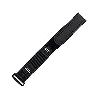 Sports Waterproof Nylon Watch Belt Accessories are Suitable for Luminox Seiko Brand Series Belt 18mm 20mm (Color : Preto, Size : 18mm)