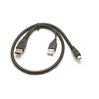 USB 3.0 Y Cable A Male to A Male and 5 Pin Mini