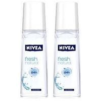 Nivea Fresh Natural Deodorant Spray for Women, 75 ml - 2 pk