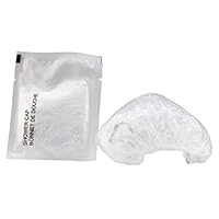 Waterproof Shower Cap (Clear Frosted Sachet), Travel Size Hotel Amenities, Airbnb, Pack of 288