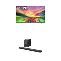 LG QNED80 Series 75-Inch Class QNED Mini-LED Smart TV 75QNED80URA, 2023 Sound Bar and Wireless Subwoofer S90QY - 5.1.3 Ch, 570 Watts Output, Dolby Atmos, DTS:X, and IMAX Enhanced