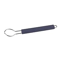 Redecker Silicone Dish Brush Handle, Without Brush Head, Stainless Steel Frame, Fits All Redecker Replacement Heads, 8-1/2-Inches Long, Dark Blue