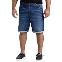 True Nation by DXL Men's Big and Tall Athletic Fit Denim Shorts