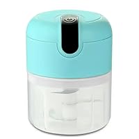 Kitchen Portable Mini Food Processor battery charrged by Acquain (Blue)