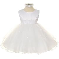 Double Layer Tulle Embroidery Little Flower Girls Communion Dresses