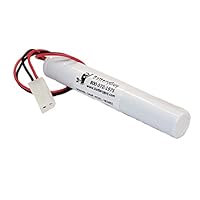 100-003-A082 Replacement 2.4V 900mAh Nickel Cadmium Emergency Lighting Battery Brand Equivalent (Rechargeable)
