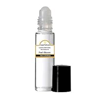 Grand Parfums Perfume Oil - Uncut Alcohol Free Body Oil Peach Blossom Fragrance 1/3 oz bottle with Roll on