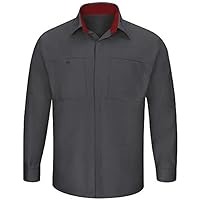 Men's Long Sleeve Performance Plus Shop Shirt with Oilblok Technology