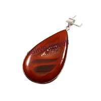 925 Sterling Silver Natural Slice Agate Druzy Gemstone Simple Pendant Necklace Handmade Jewelry