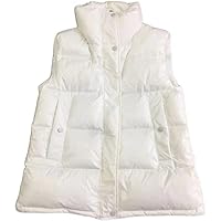 Vest, A Down Vest with Stylish Waterproof Fabric, Soft Material, Very Suitable for Ladies' Down Vests. L Milky White