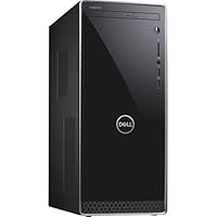 Dell Inspiron 3670 Desktop Computer with Intel Core i5-8400 2.8 GHz, 8GB DDR4 SDRAM, 1TB HDD, Black with Silver Trim
