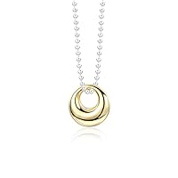 Sun Necklaces for Women,Sun pendant,Sterling silver necklace,simple pendant,18k gold plating,gift box,for Teen Girls,Simple Jewelry