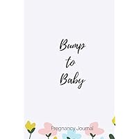 Bump to Baby Pregnancy Journal: A weekly journal to log pregnancy symptoms whilst keeping track on the size of your baby