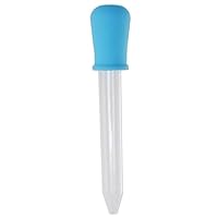 Liquid Droppers for Baking Silicone and Plastic Pipettes with Bulb Tip 5 ml Eye Dropper for Candy Molds(Blue) dropper