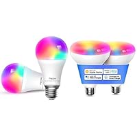 Smart Light Bulb BR30 WiFi Flood LED Bulbs Support Apple Homekit, Siri, Alexa & Google Assistant, Full Color Changing RGBWW Dimmable 100W Equivalent